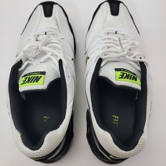 Nike Torch 4 Max Air Men's White Volt CK0061-100 Tennis Running Shoes Size US 13 - Picture 4 of 8